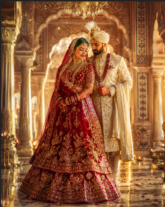 VIRAL INDIAN WEDDING LUXURY AI PROMPT